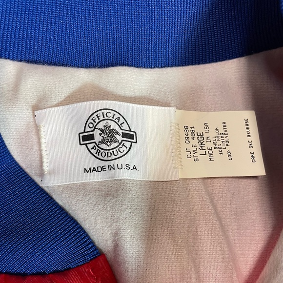Vintage Budweiser Bomber Jacket Clydesdales - Picture 5 of 7